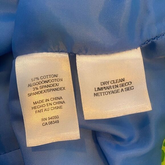 Jones of New York! Blue and Green Dress - Picture 11 of 11